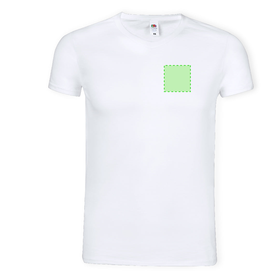 Camiseta Adulto Blanca Iconic V-Neck