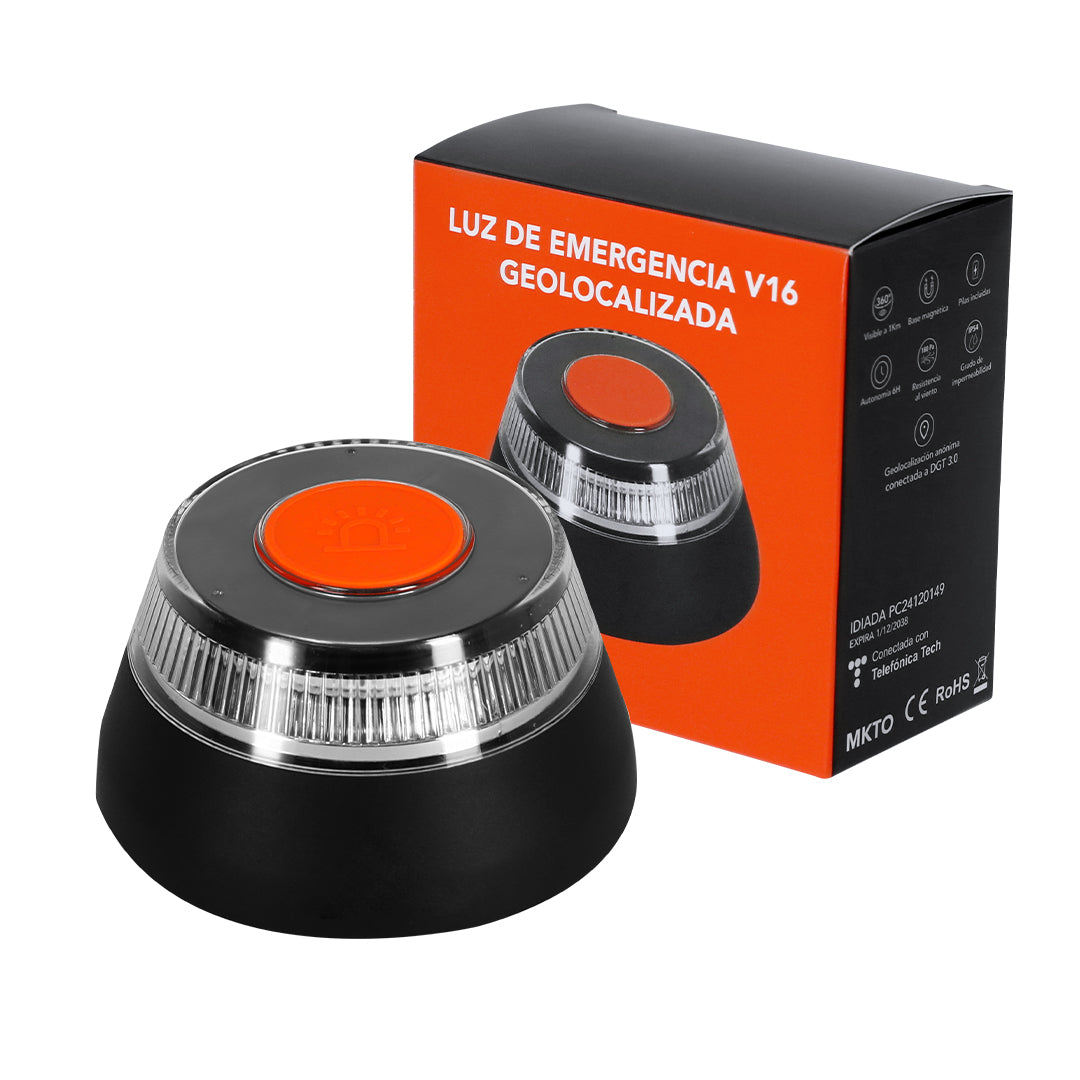 Luz Emergencia V16 Geolocalizada Kershaw