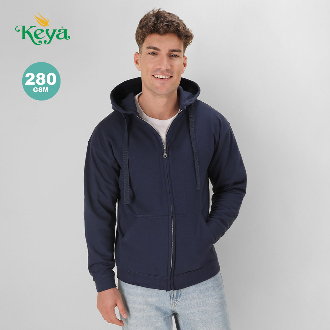 Sudadera Adulto Capucha + Cremallera "keya" SWZ280