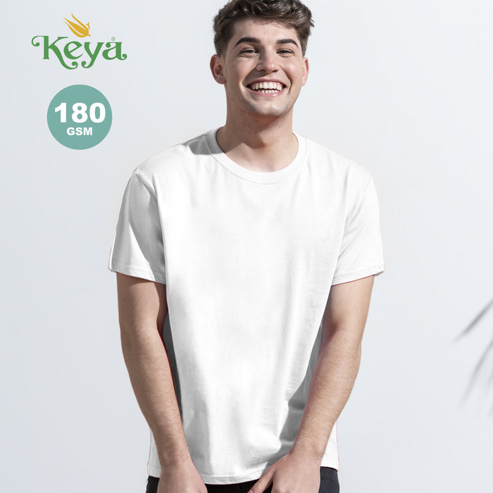 Camiseta Adulto Blanca "keya" MC180-OE BLANCO