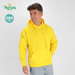 Sudadera Adulto con Capucha "keya" SWP280 AMARILLO