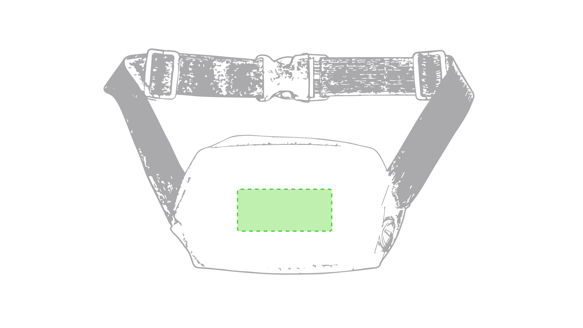 Sac-ceinture personnalisé avec porte-dossard - Ypres