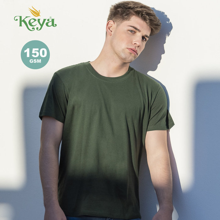 Camiseta Adulto Color "keya" MC150 AMARILLO
