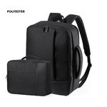 Mochila Portadocumentos Hurkon NEGRO