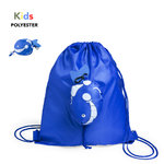 Foldable Drawstring Bag Kissa BLUE