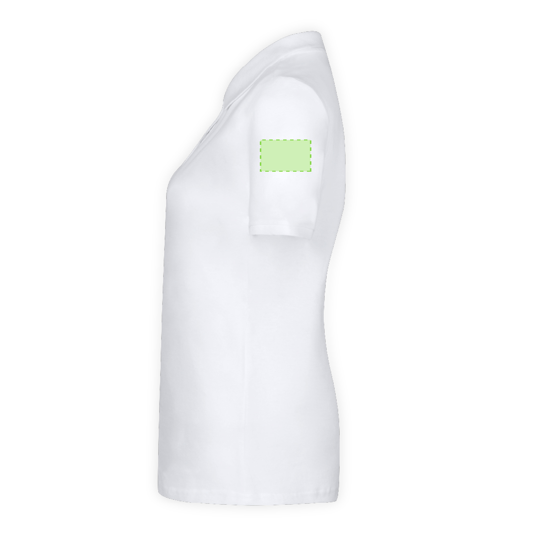 Women White Polo Shirt "keya" WPS180
