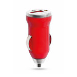 Cargador Coche USB Hikal AMARILLO