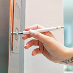Antibacterial Stylus Touch Ball Pen Topen WHITE