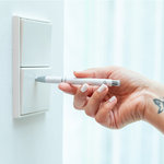 Antibacterial Stylus Touch Ball Pen Topen WHITE