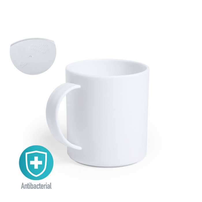 Antibacterial Mug Plantex WHITE