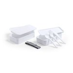 Antibacterial Lunch Box Fandex WHITE