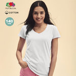 Camiseta Mujer Blanca Iconic V-Neck BLANCO