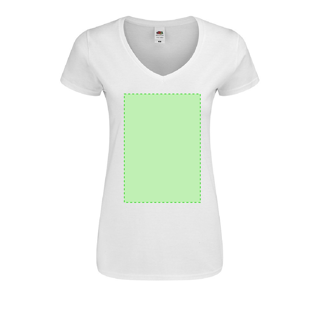 Camiseta Mujer Blanca Iconic V-Neck