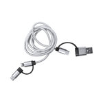 Cable Cargador Trentex PLATEADO