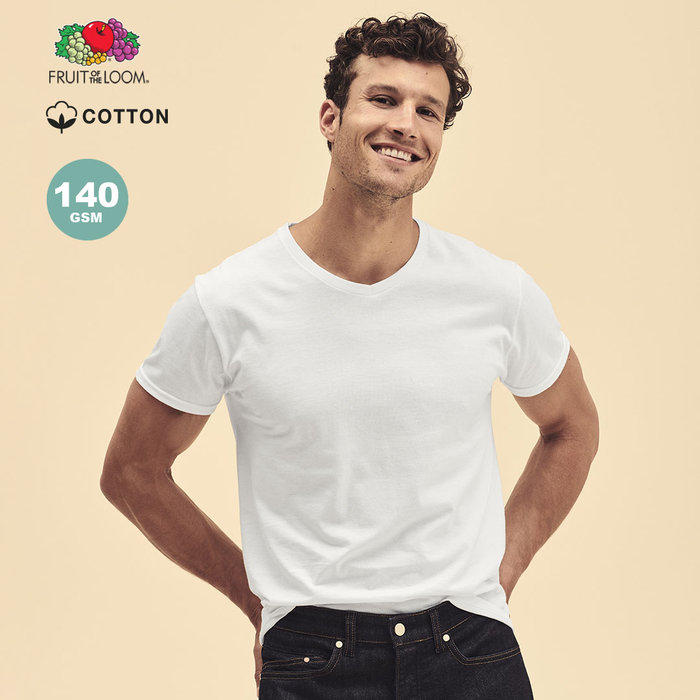 Camiseta Adulto Blanca Iconic V-Neck BLANCO