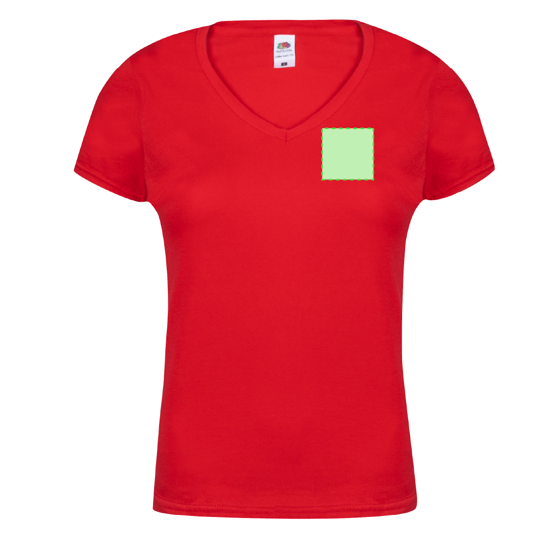 Women Colour T-Shirt Iconic V-Neck