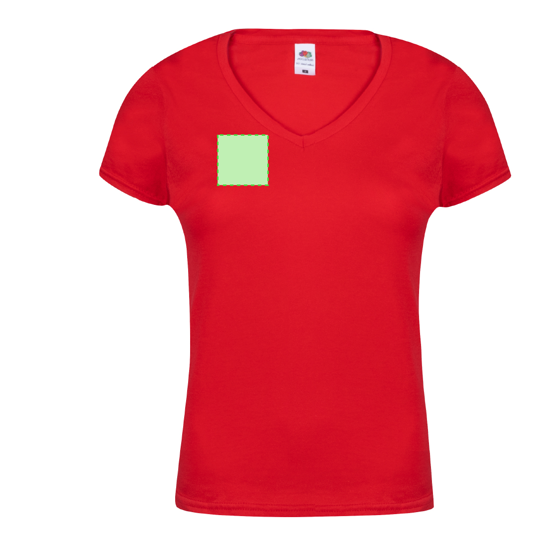 Women Colour T-Shirt Iconic V-Neck