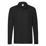 Polo Adulto Premium Long Sleeve BLANCO