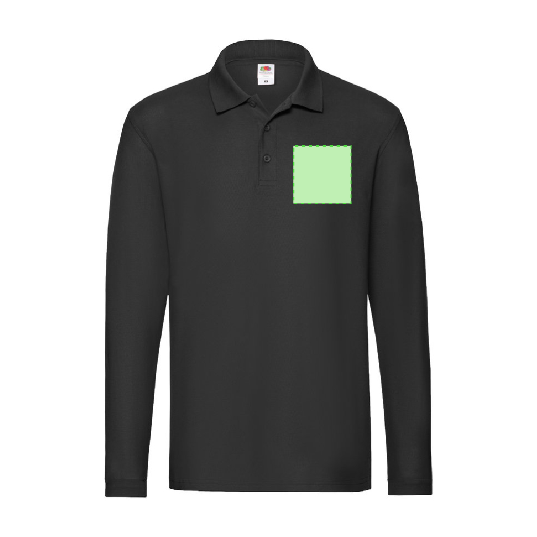 Adult Polo Shirt Premium Long Sleeve