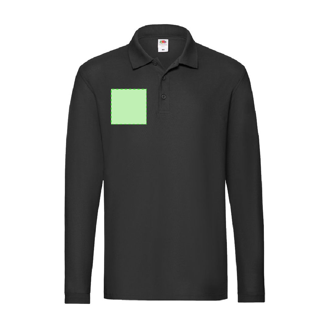 Adult Polo Shirt Premium Long Sleeve