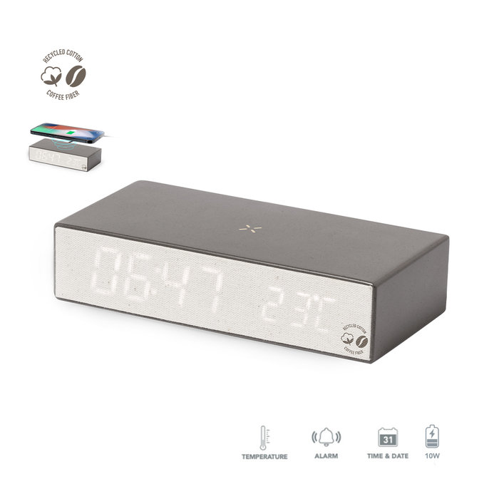Multifunction Alarm Clock Barret BROWN