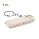 Llavero Moneda Evelyn NATURAL