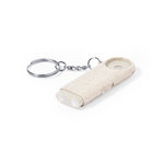 Llavero Moneda Evelyn NATURAL