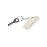 Llavero Moneda Evelyn NATURAL