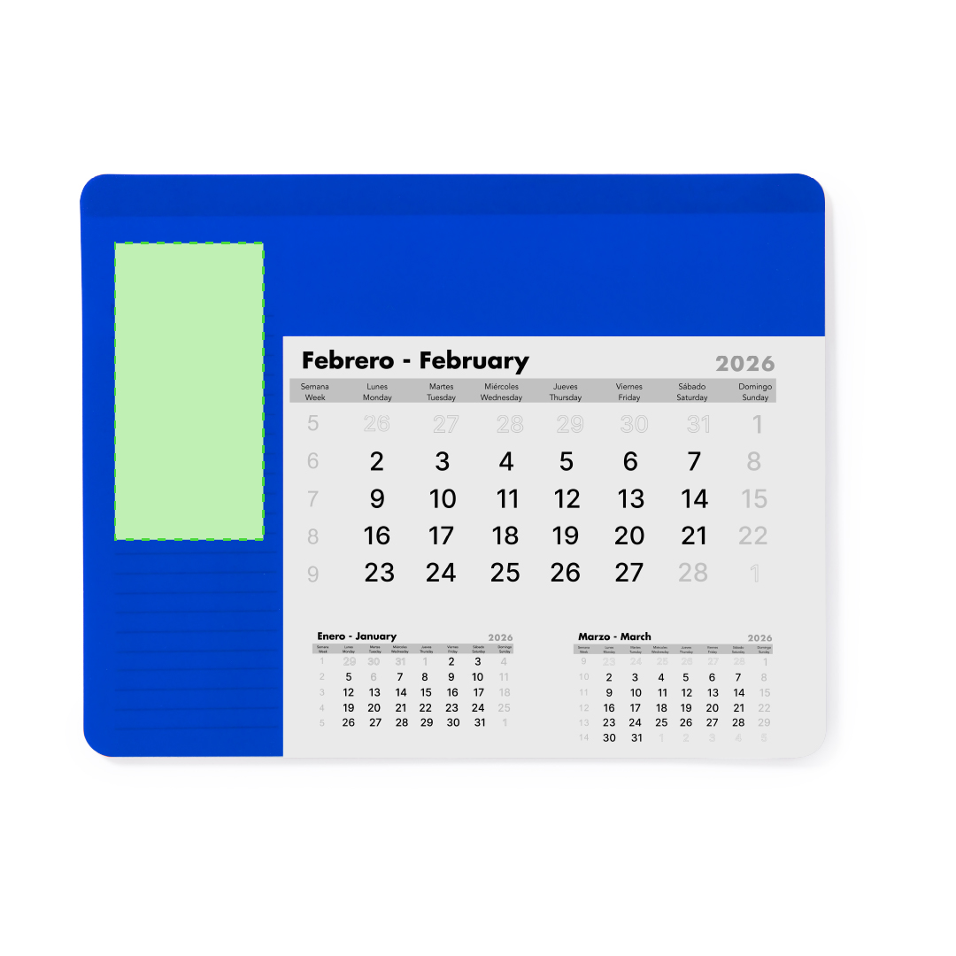 Mousepad Calendar Rendux