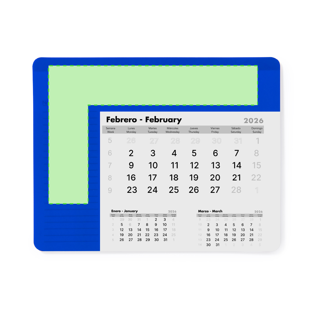Mousepad Calendar Rendux