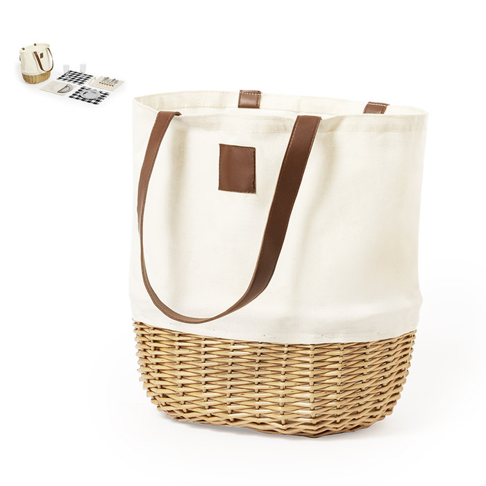 Picnic Basket Laudan NATURAL