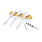 Set Cubiertos Milner BLANCO