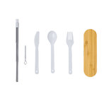 Set Cubiertos Milner BLANCO