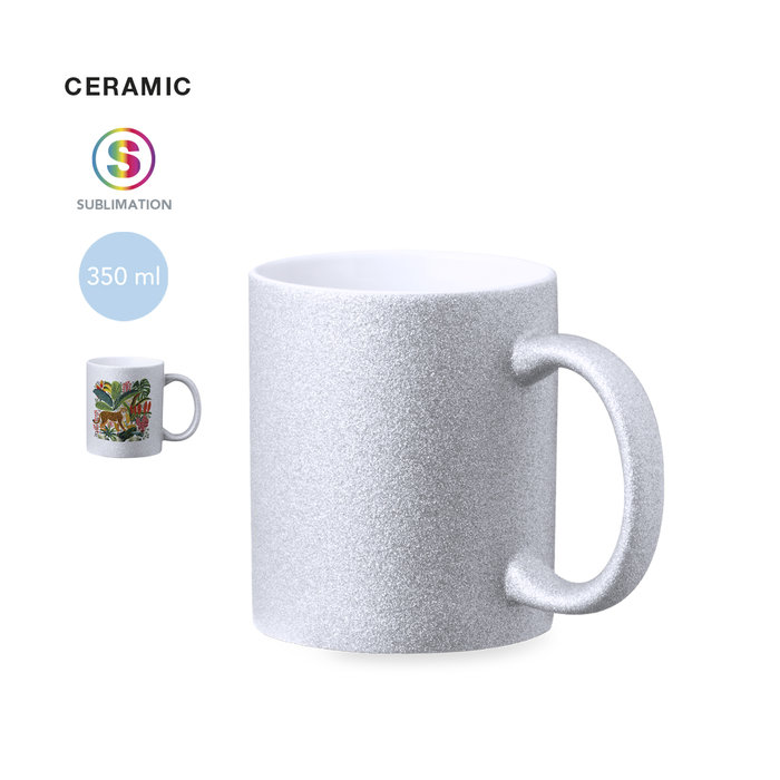 Taza Sublimación Robleda PLATEADO