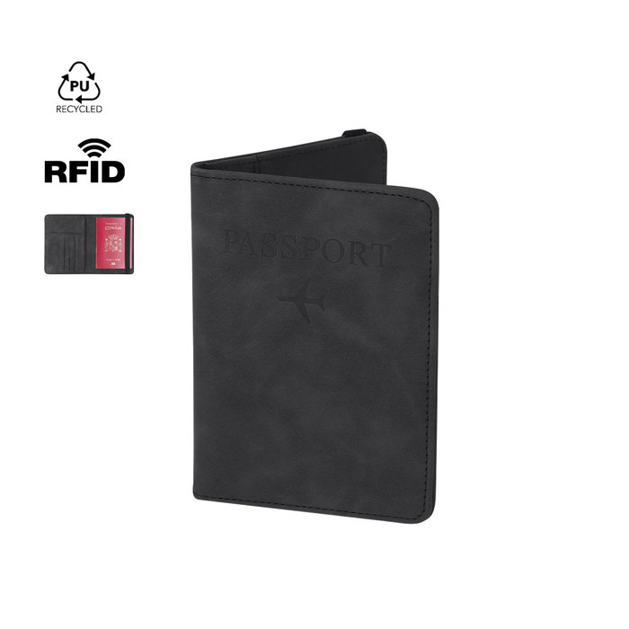 Funda Pasaporte Jemax NEGRO