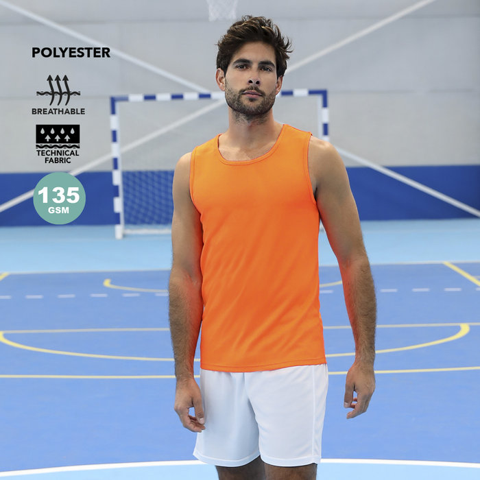 Adult T-Shirt Jackson YELLOW FLUORO
