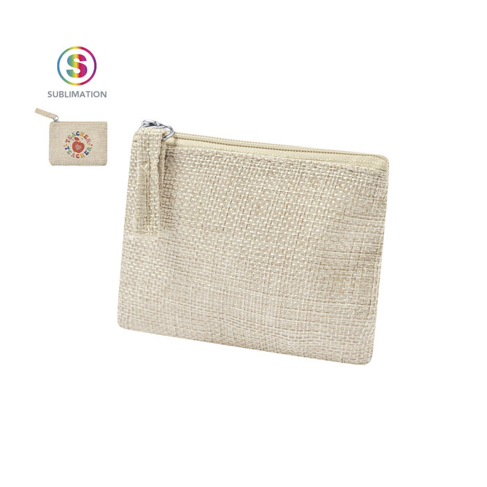 Monedero Sublimación Elyron NATURAL