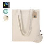 Bolsa Plegable Kieran Fairtrade NATURAL