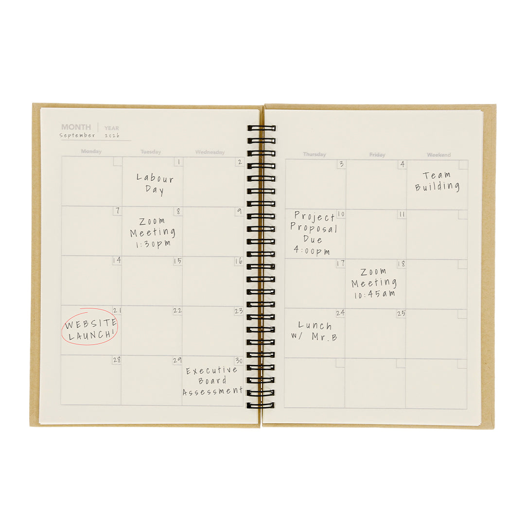 Libreta Planning Mensual Celik