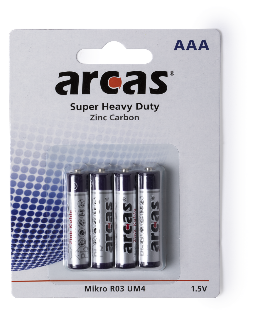 Blister 4 Pilas 1,5V AAA/ R03